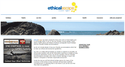 Desktop Screenshot of ethicalescape.com